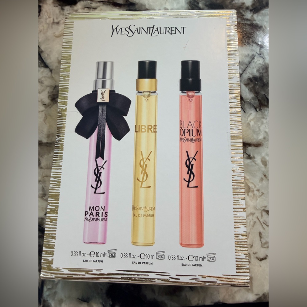 YSL Perfume Trio Set 0.33 travel bottles New - Picture 3 of 3